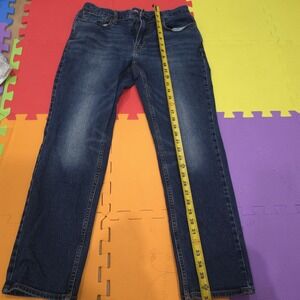 Old Navy Straight Jeans Men's 31x30 Blue Built-In Flex Tough Denim Dark Wash